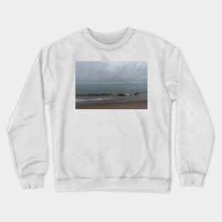 Scenic Pacific coast vista on an overact day, California Crewneck Sweatshirt